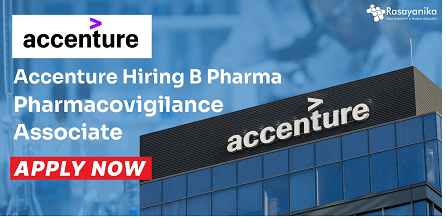 Accenture Hiring Pharmacovigilance Services Associate – Apply Today ...