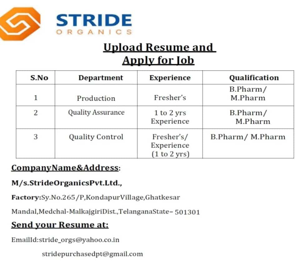 Stride Organics