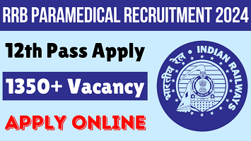 RRB Paramedical Recruitment 2024