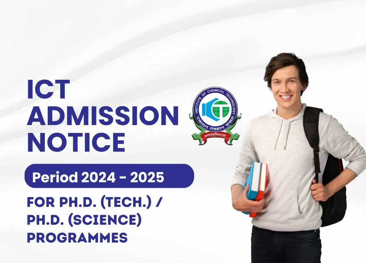 ICT ADMISSION NOTICE 2024-25 for Ph.D