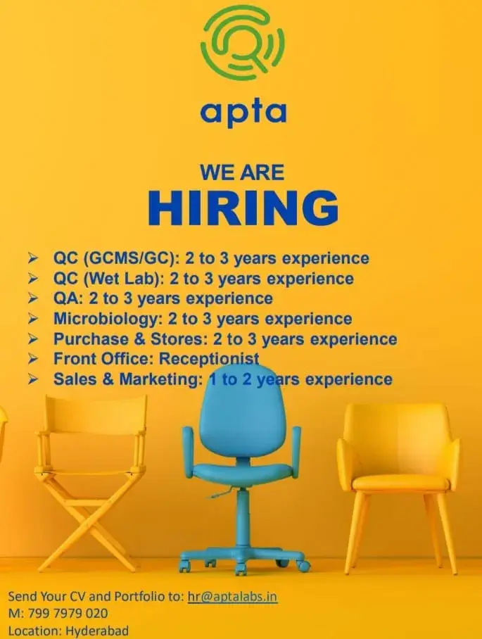 Apta Labs Hiring for QA 