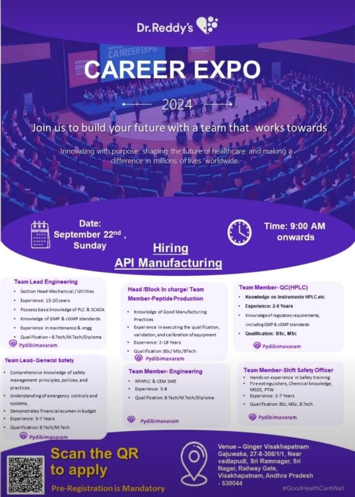 Dr. Reddy's Career Expo