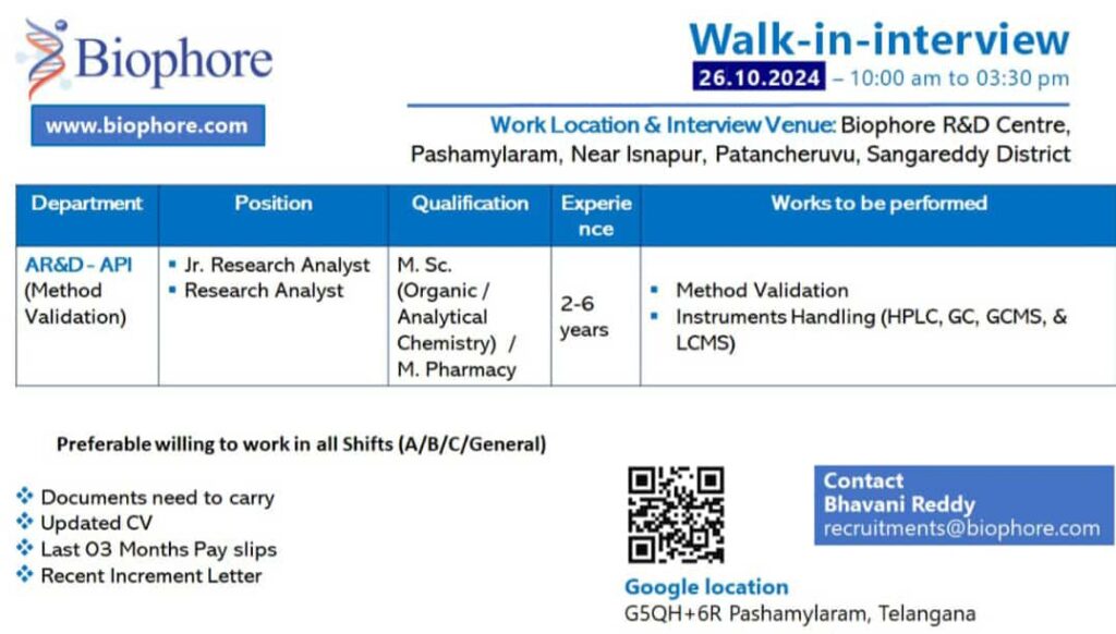 Walk-In Interview