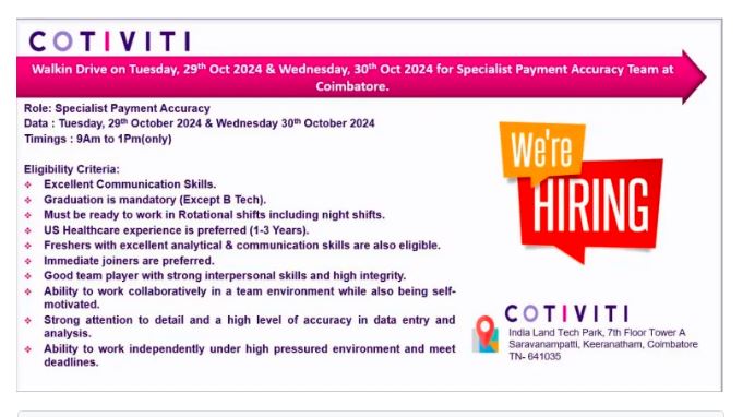 Cotiviti Walk-in Drive