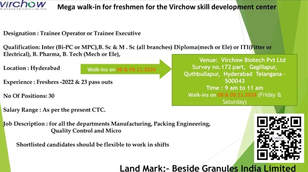 Virchow Biotech Mega Walk-In Drive 