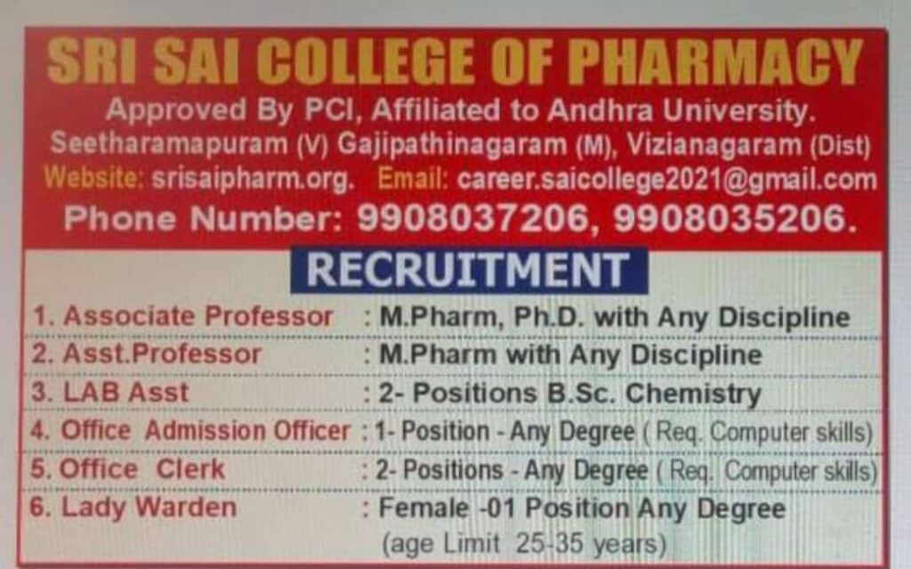 Sri Sai College of Pharmacy