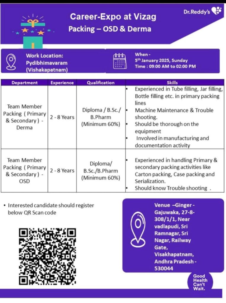 Dr. Reddy’s at Career-Expo 