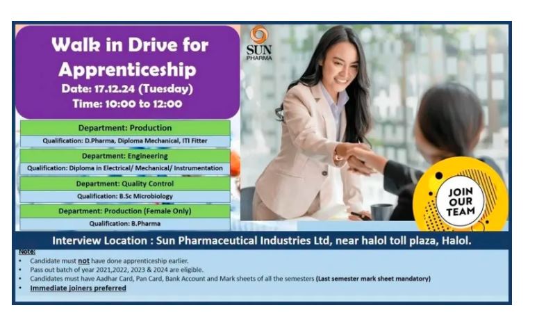 Walk-In Drive for Apprenticeship