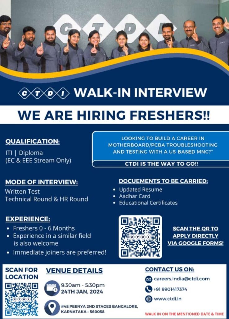  Walk-In Interview