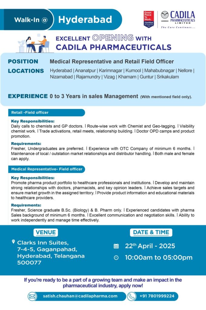Medical Representative