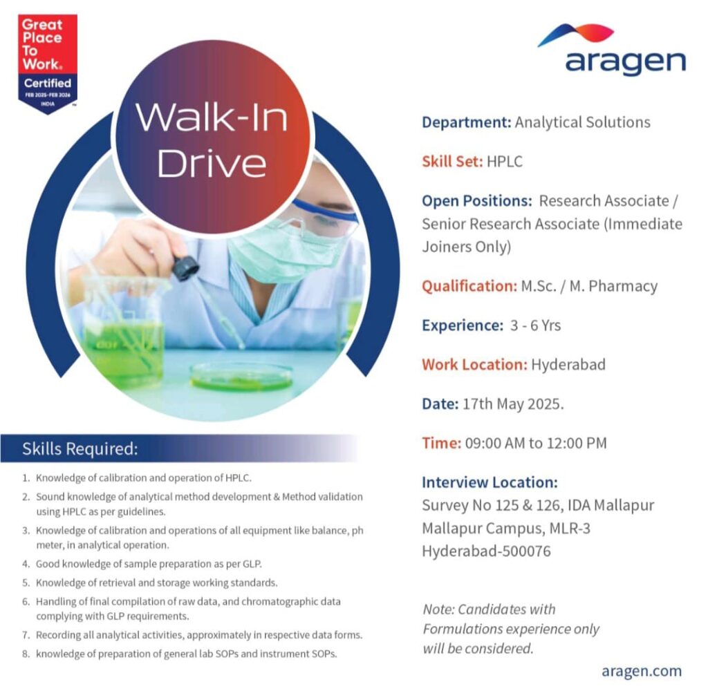 Aragen Walk-In