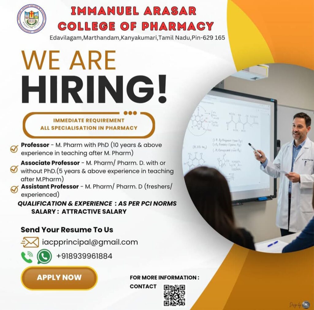 Immanuel Arasar College of Pharmacy