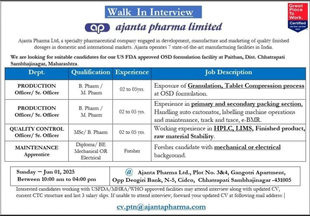 Walk-In Interview 