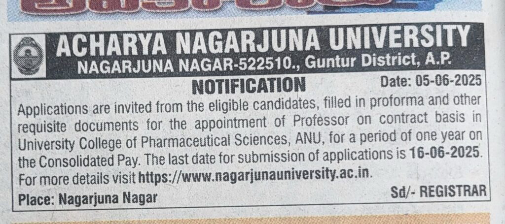 Acharya Nagarjuna University
