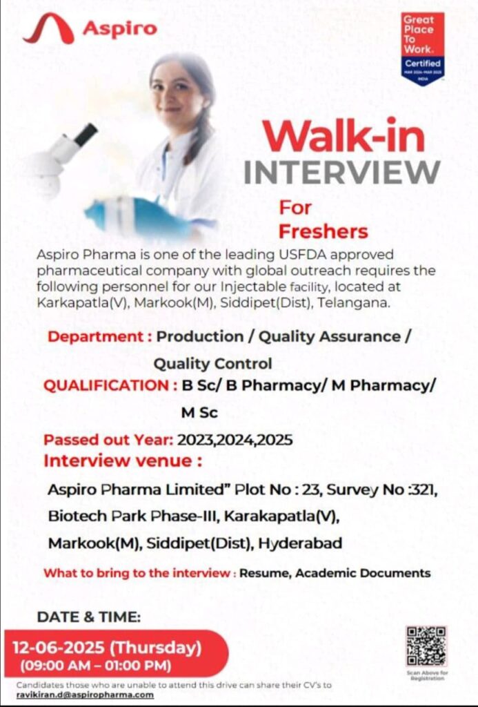 Walk-In Interview