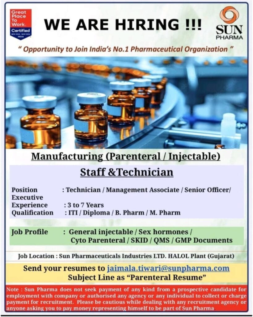 Injectable Manufacturing