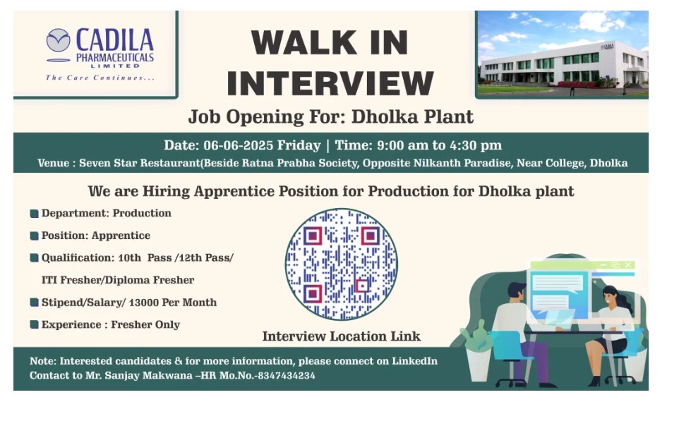 fresher walk in interview