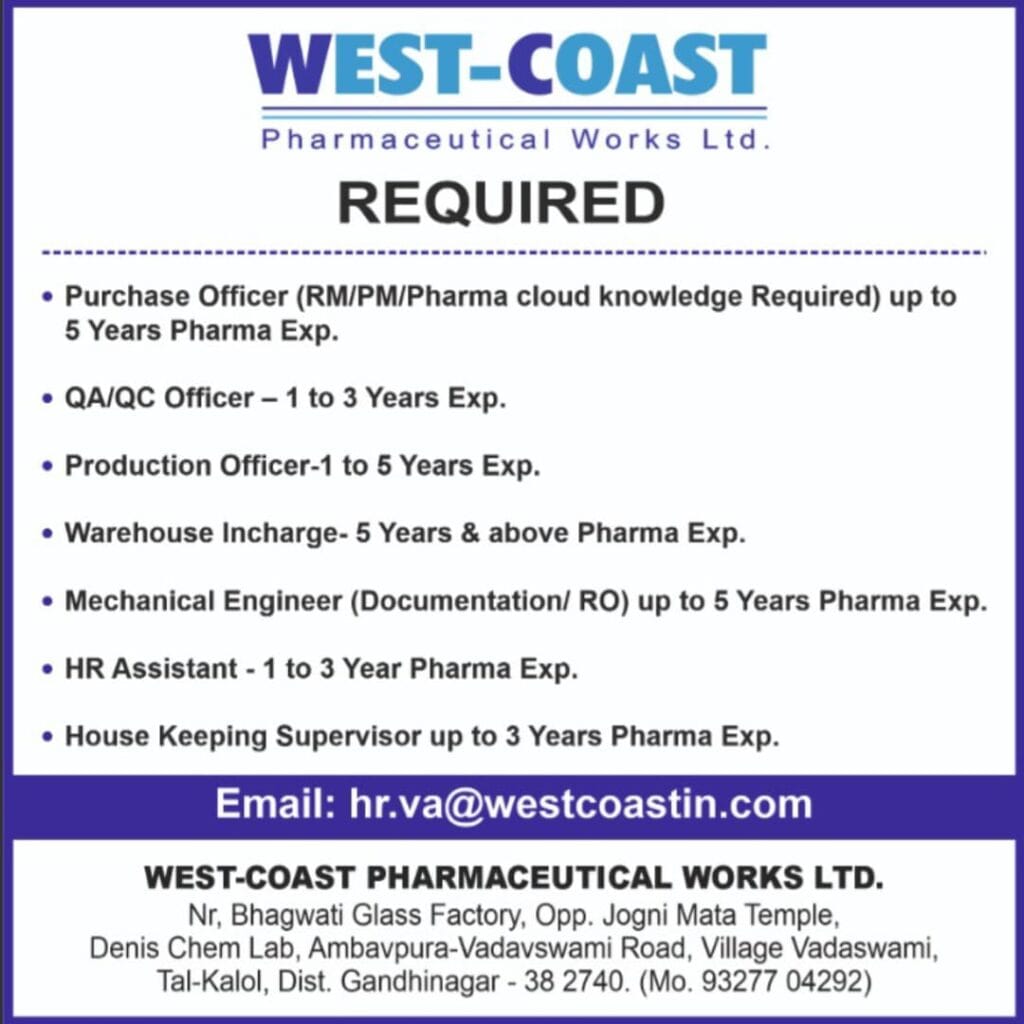 Pharma Manufacturing jobs