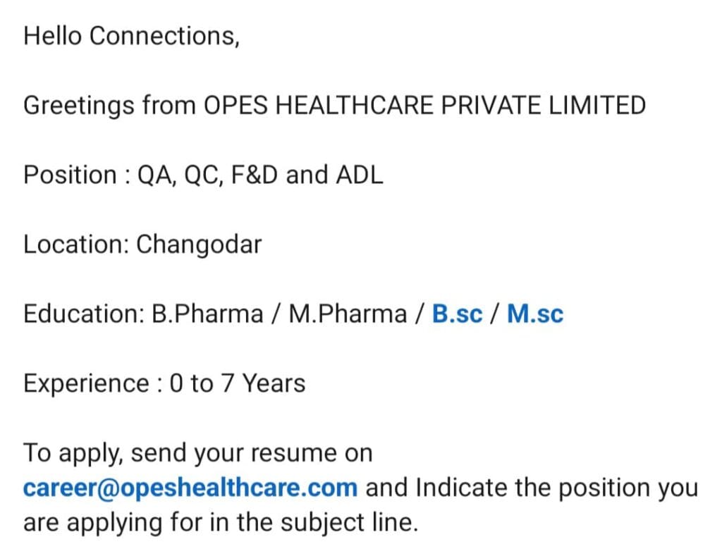 OPES Healthcare Pvt Ltd