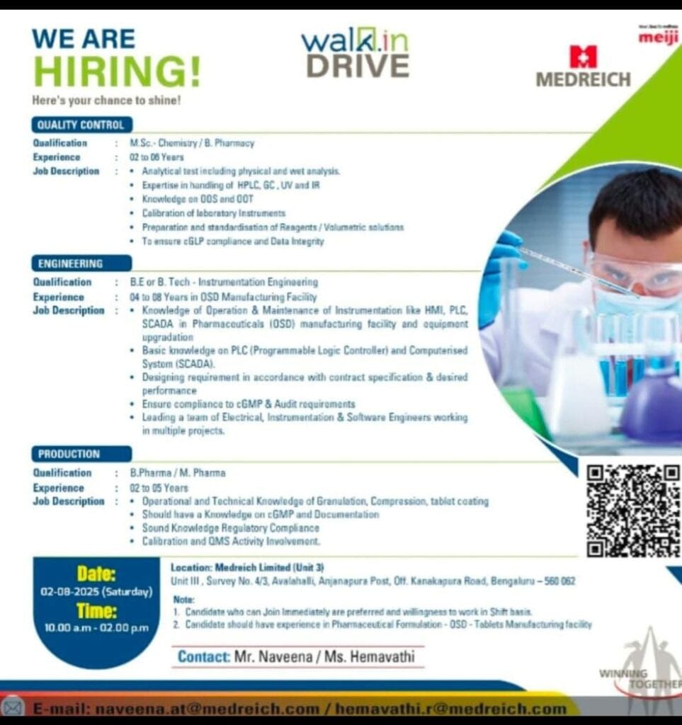 Medreich Walk-in Drive