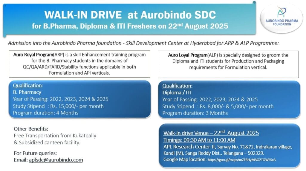 Walk-In Drive at Aurobindo