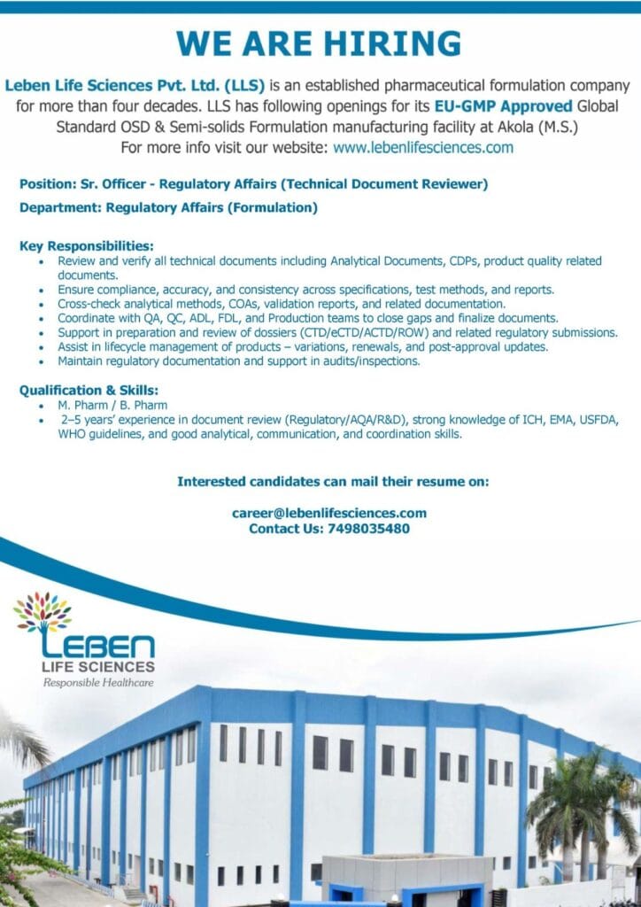 regulatory affairs jobs