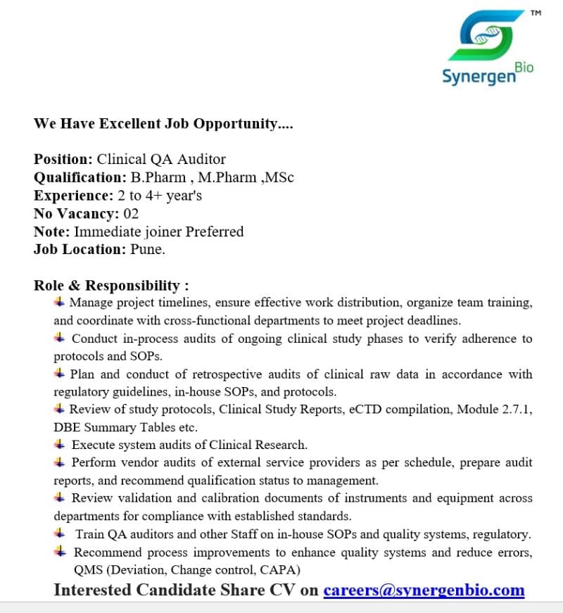 Clinical QA Auditors