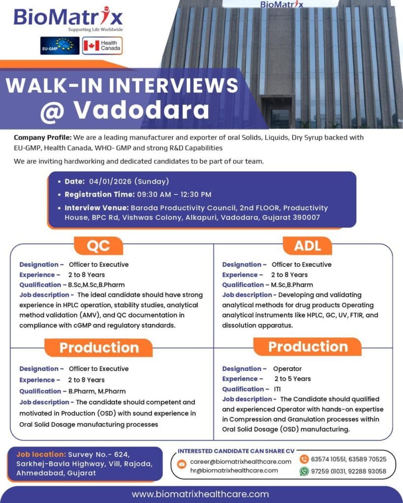Bio Matrix Walk in interview