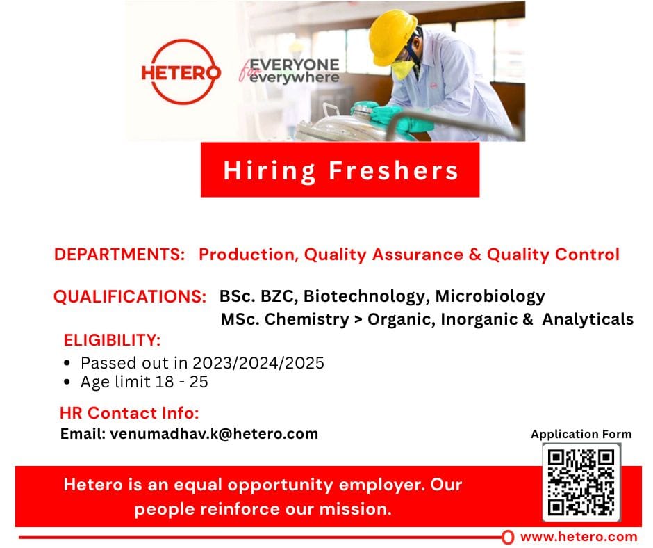 Hiring Freshers