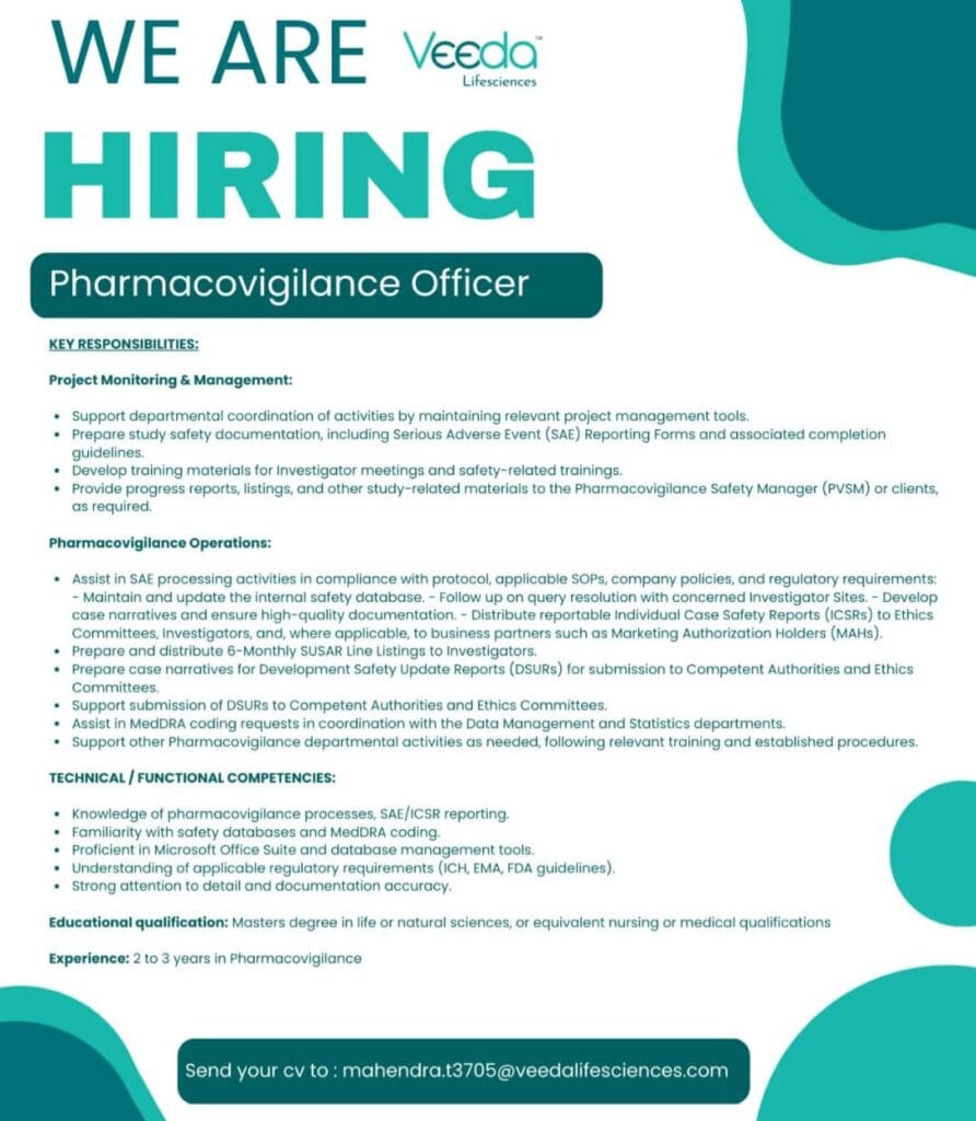 Pharmacovigilance Officer