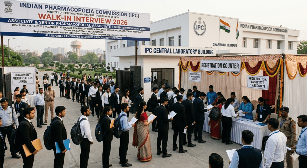 Indian Pharmacopoeia Commission Recruitment