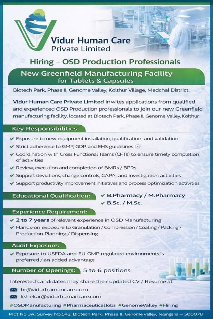 Vidur Human Care Private Limited jobs