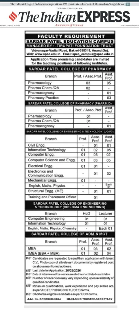 Faculty Recruitment