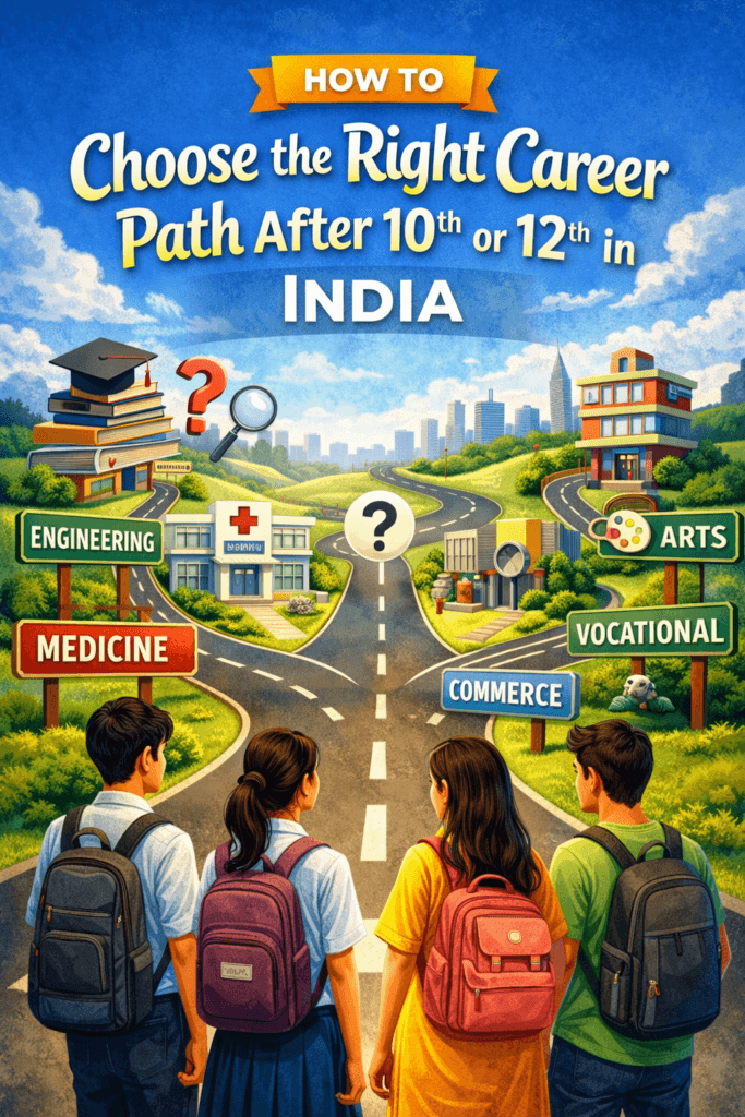 How to Choose the Right Career Path After 10th or 12th in India
