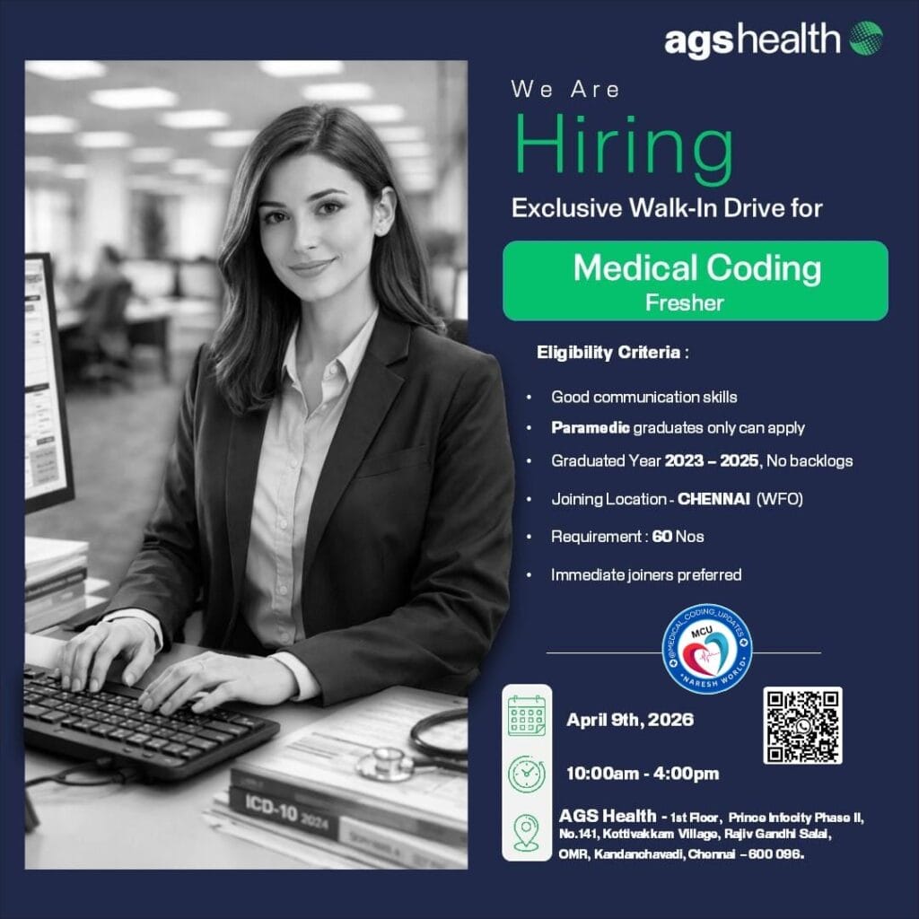 Freshers for Medical Coding