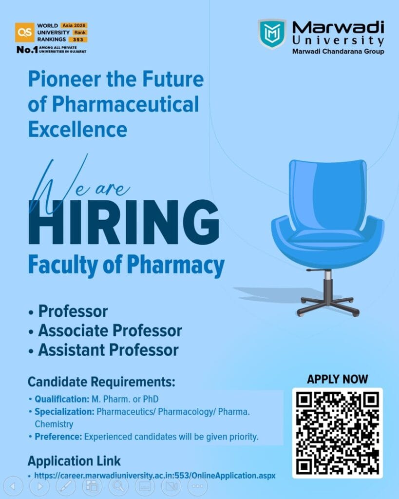 Marwadi University Recruitment